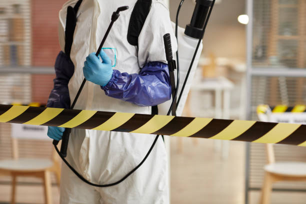 Professional Biohazard technician working in Hull, IA